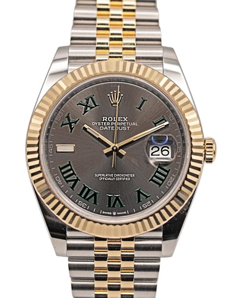 rolex datejust 41 two tone yellow gold|rolex datejust 41 price.